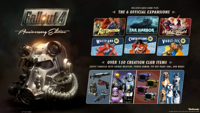 Fallout 4: Anniversary Edition Announced for November 10th, Includes 150+ Creations