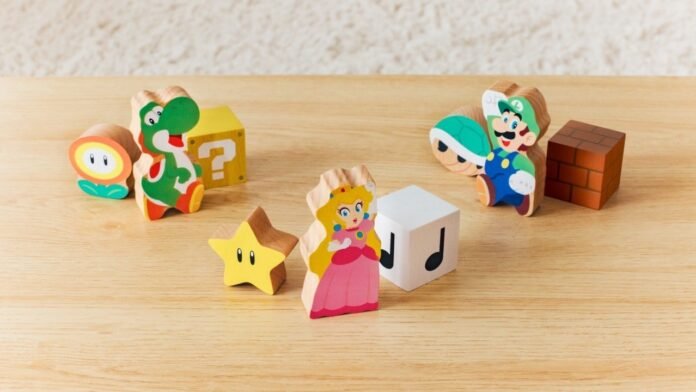 Nintendo announces three more Super Mario wood block amiibo sets

