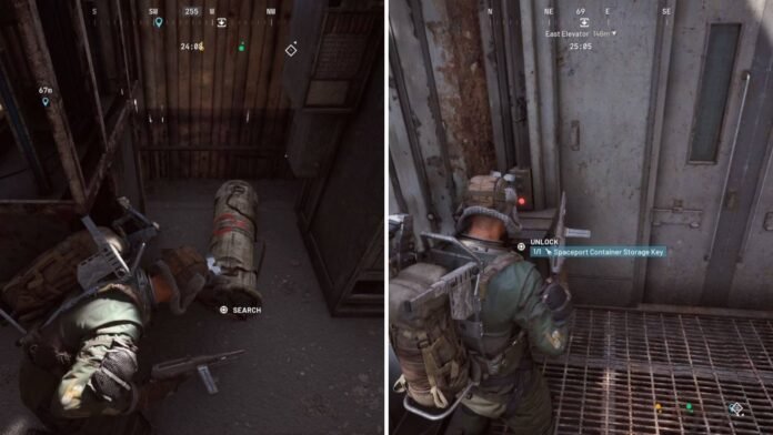 Where To Use the Spaceport Container Storage Key