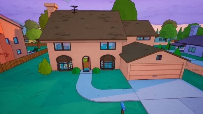 Where to find the Simpsons House in Fortnite

