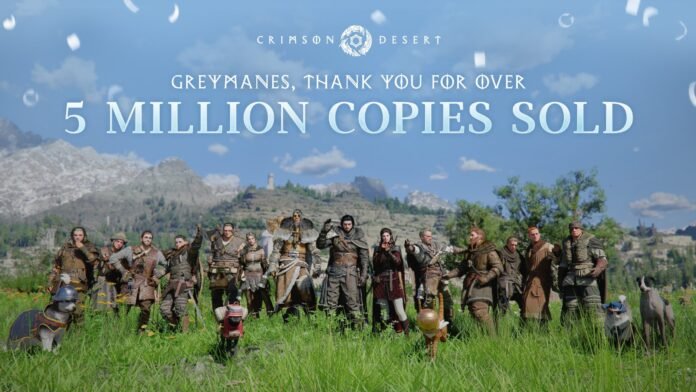 Crimson Desert Has Sold More Than 5 Million Copies Worldwide