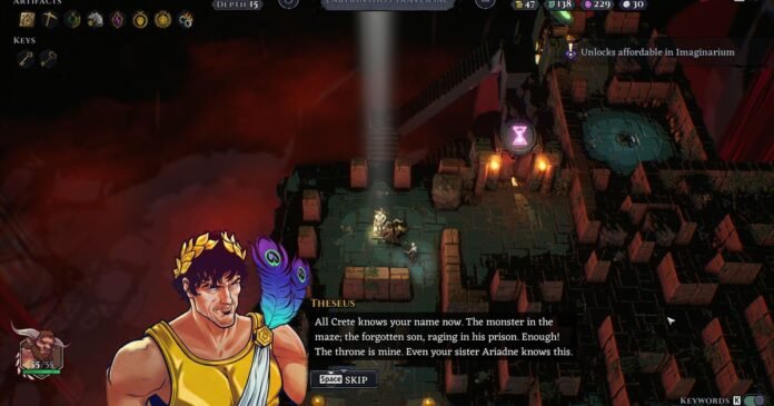 Minos Review - Theseus Can Own a Minotaur, This Roguelike Tower Defense Is Too Tough

