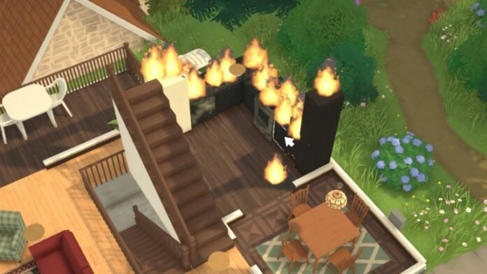 How to put out a paralive fire

