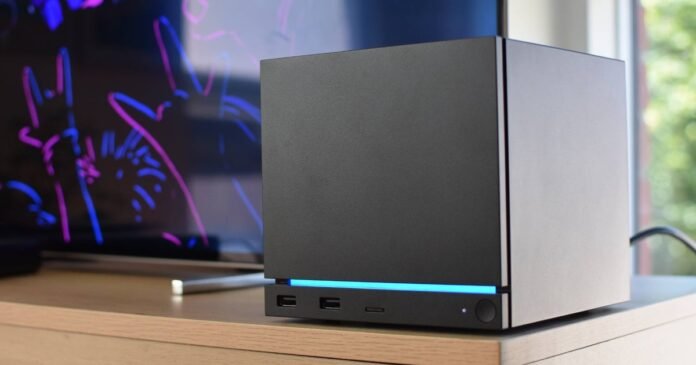 Steam Machine review: A unique living room PC that's more expensive than you'd like, but too special to love.

