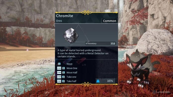 Palworld: Where to Find Chromite